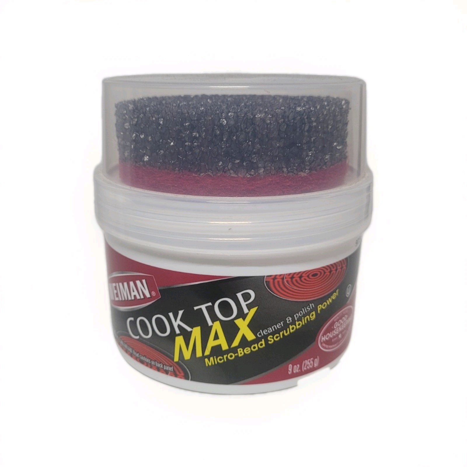 Weiman Cook Top Max Cleaner & Polish 9oz Micro Bead Scrubbing New