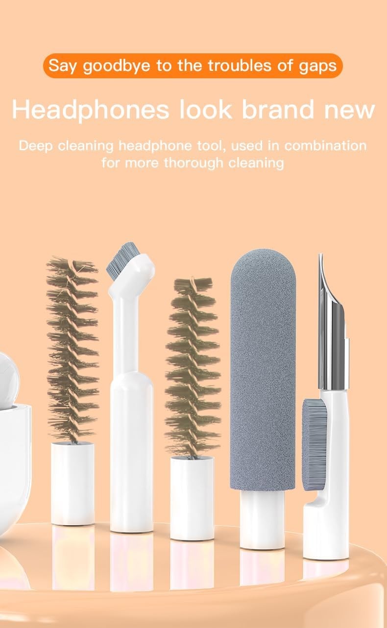 32-in-1 Multi-Functional Cleaning Kit for Electronics inlcuding Headphones,Mobil
