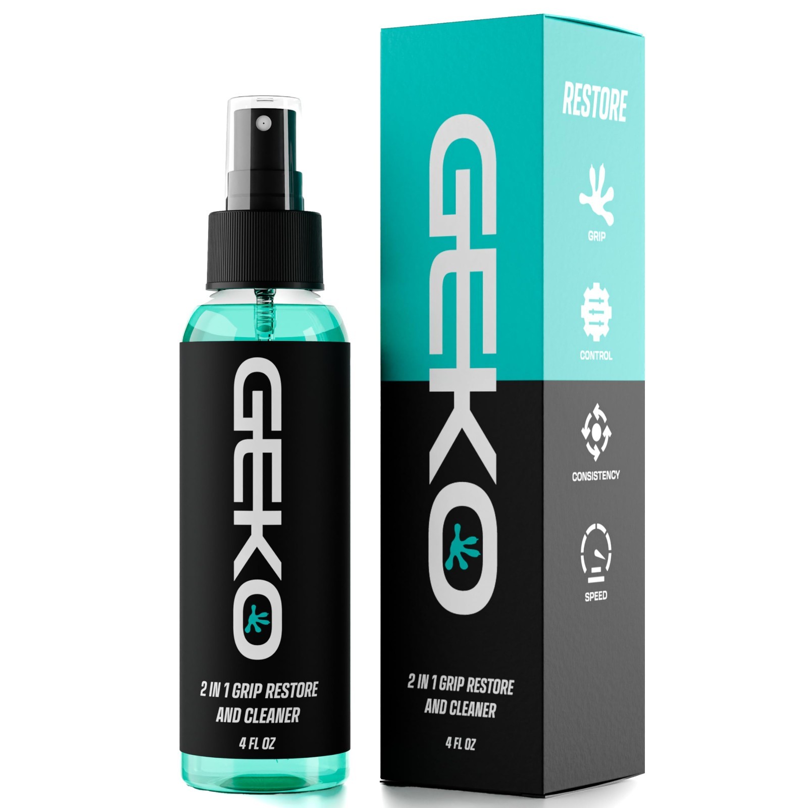 2-in-1 Grip Restore & Cleaner Spray for Sports – Golf, Basketball, Football, Vol