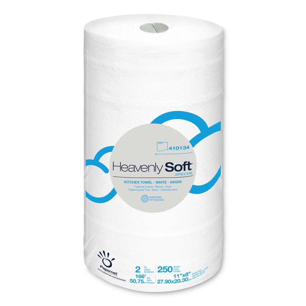 Papernet 410134 Heavenly Soft Special Kitchen Paper Towel – White (12/CT) New