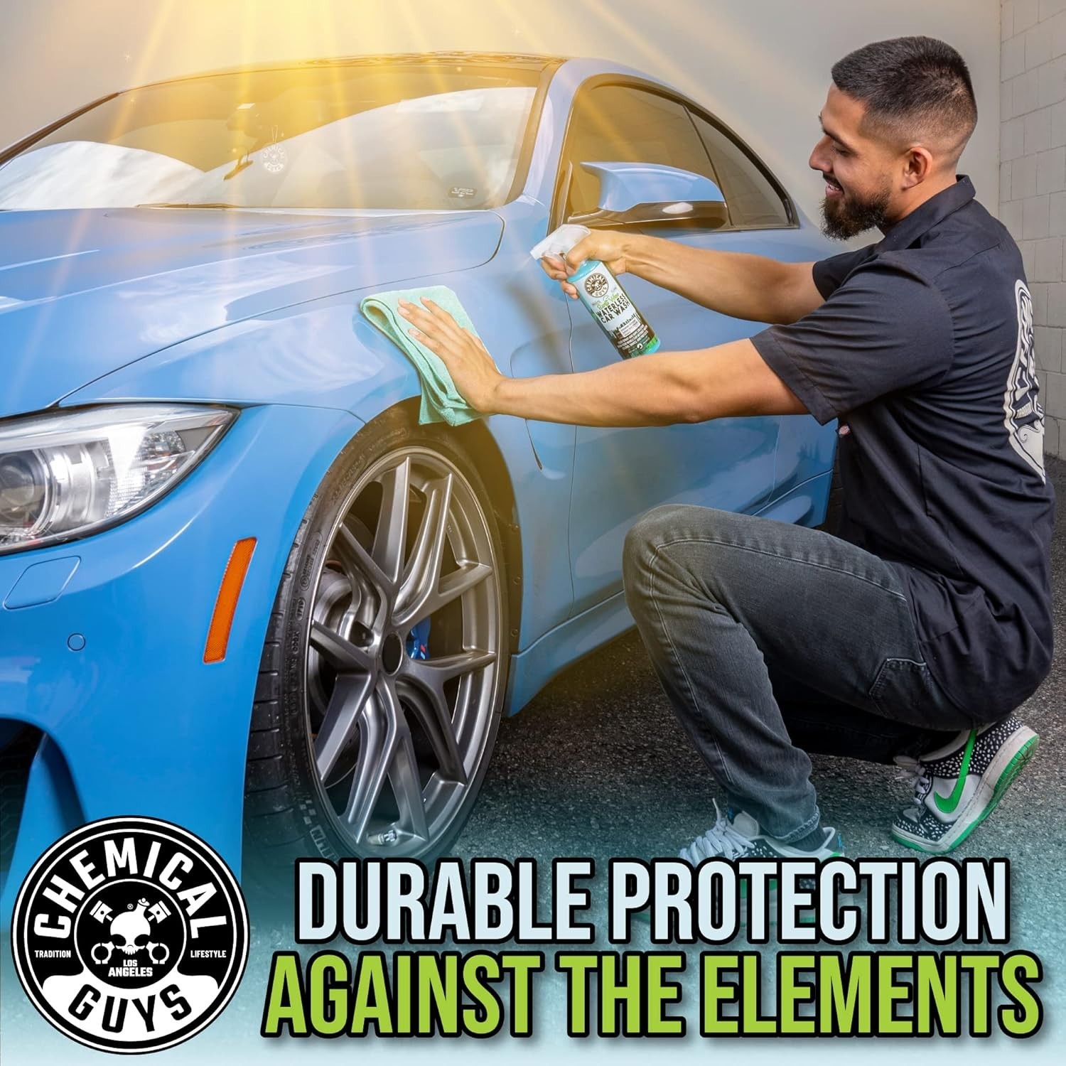 Chemical Guys Swift Wipe Sprayable Waterless Car Wash Spray – Spray and Wipe