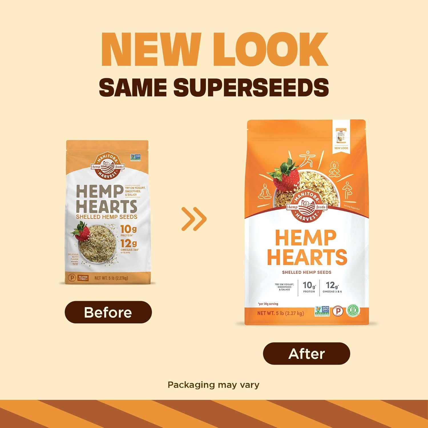 Manitoba Harvest Hemp Hearts, Shelled Hemp Seeds – 5lbs – 10g Plant Protein &
