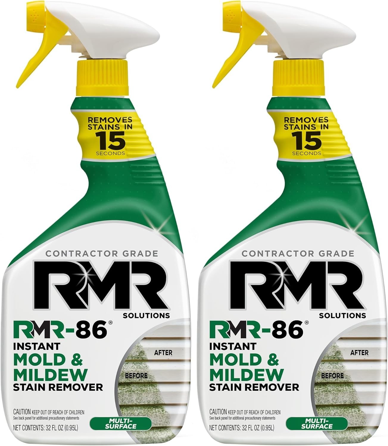 RMR-86 Instant Mold & Mildew Remover Spray – 2 Pack, 32oz – No Scrubbing Needed