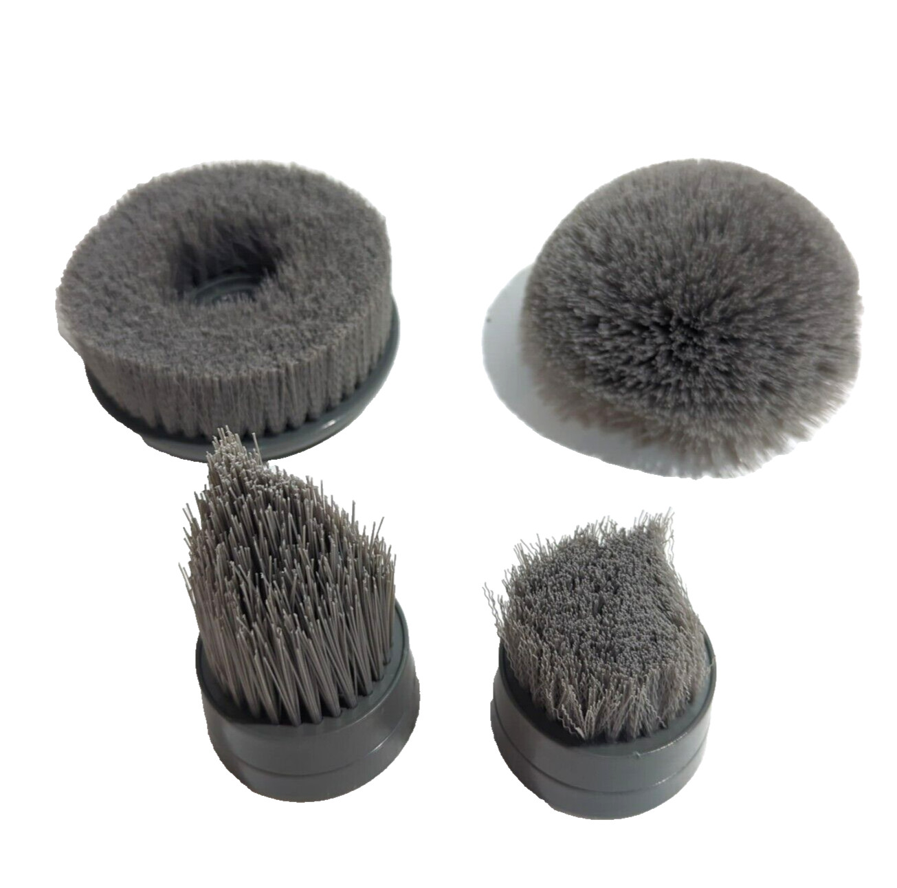 Kleenovate Spin Series Replacement Brushes, Set Of 4, Round Flat Corner Flat