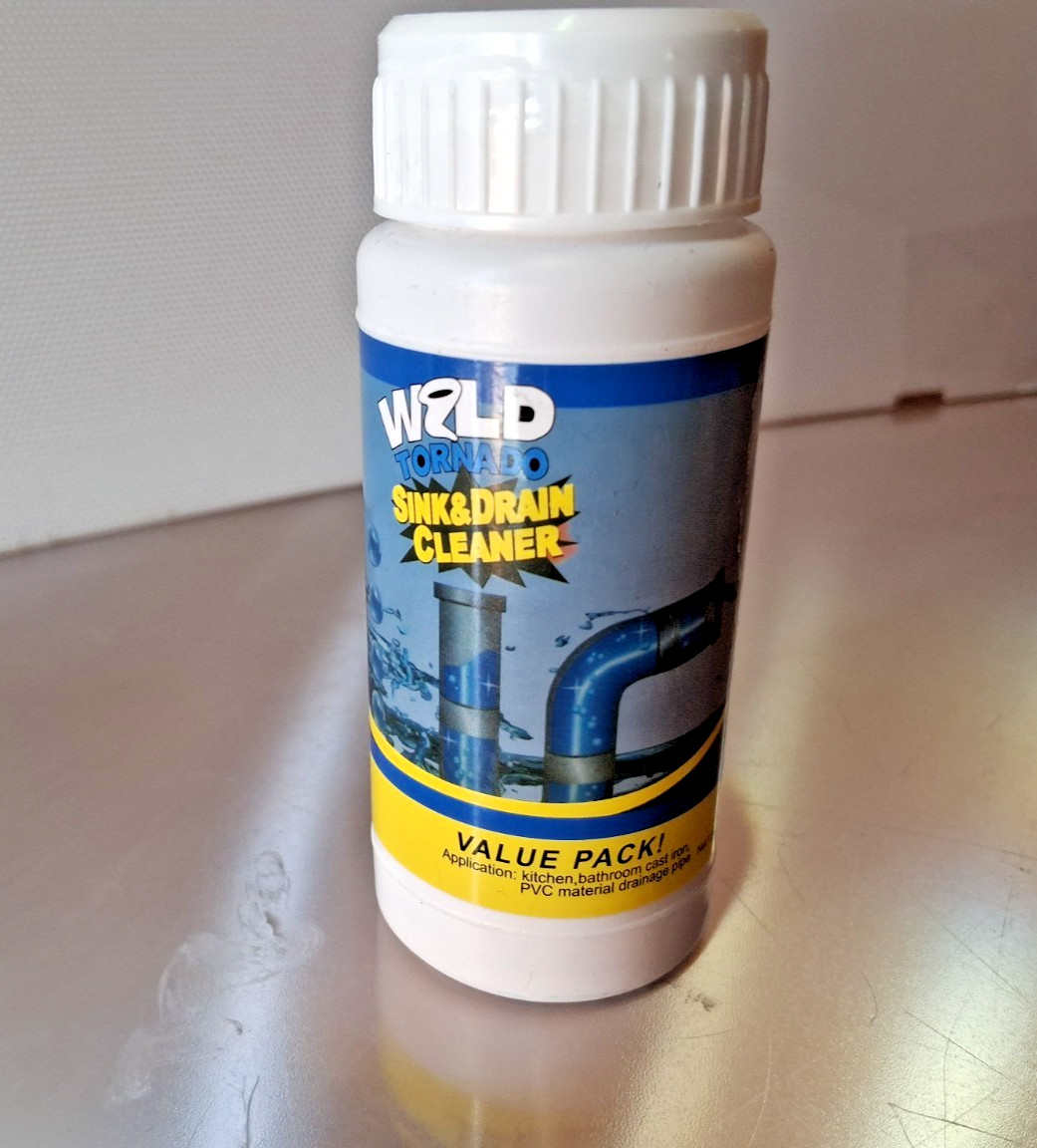 Wild Tornado Powerful Sink Drain Cleaner High Efficiency Clogging Cleaner,5/Pack