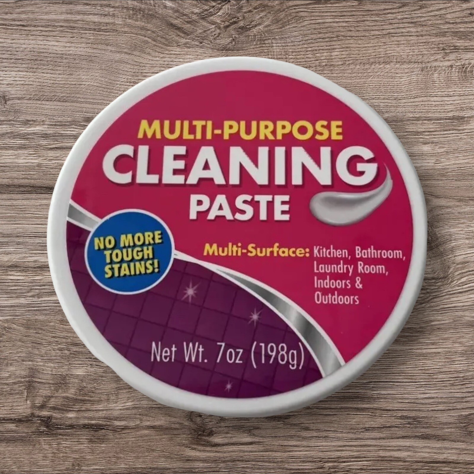 Milti-Purpose Cleaning Paste/Multi Surface: 7oz-kitchen/Bathroom/Laundry Room