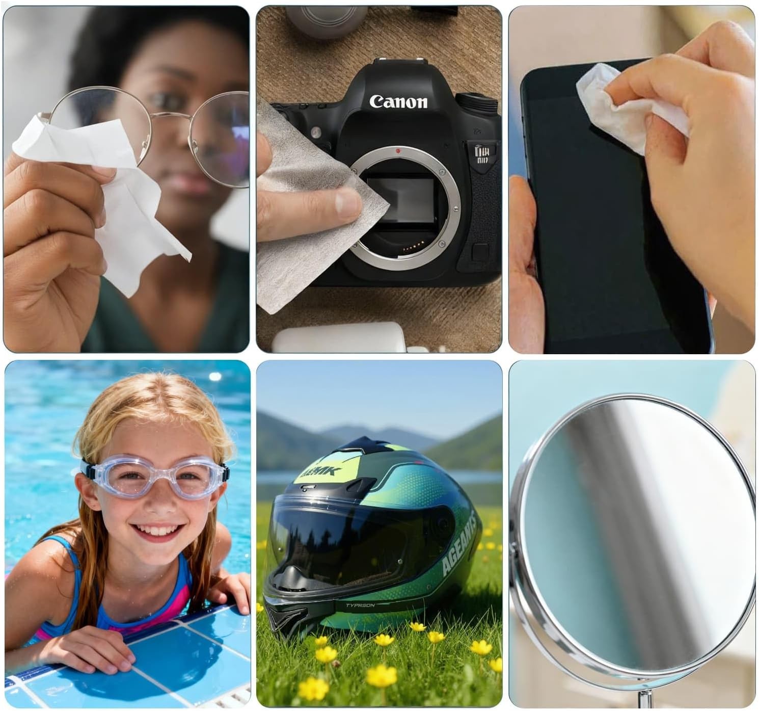 Anti-Fog Wipes for Glasses – Eye Glasses Cleaner Wipes,Indivily