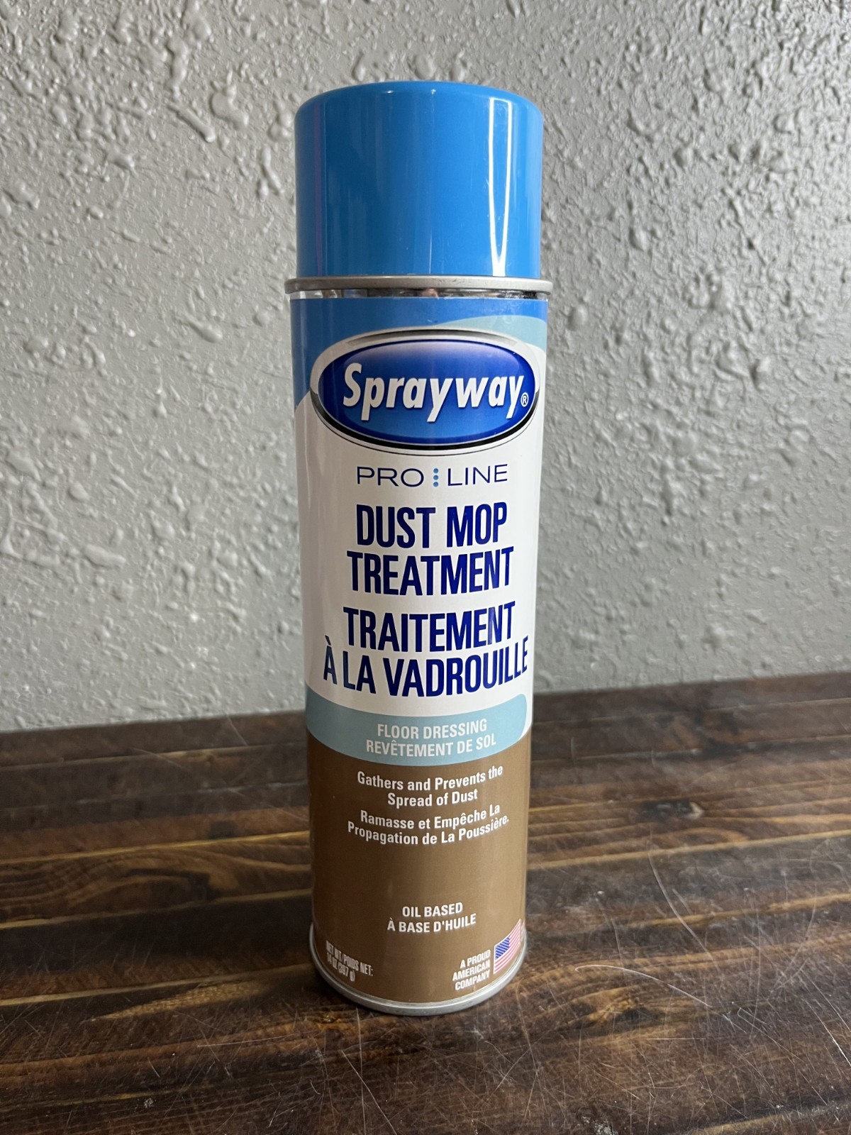 12 Pack Sprayway Pro Line Dust Mop Treatment Floor Dressing Oil Based 14oz Can