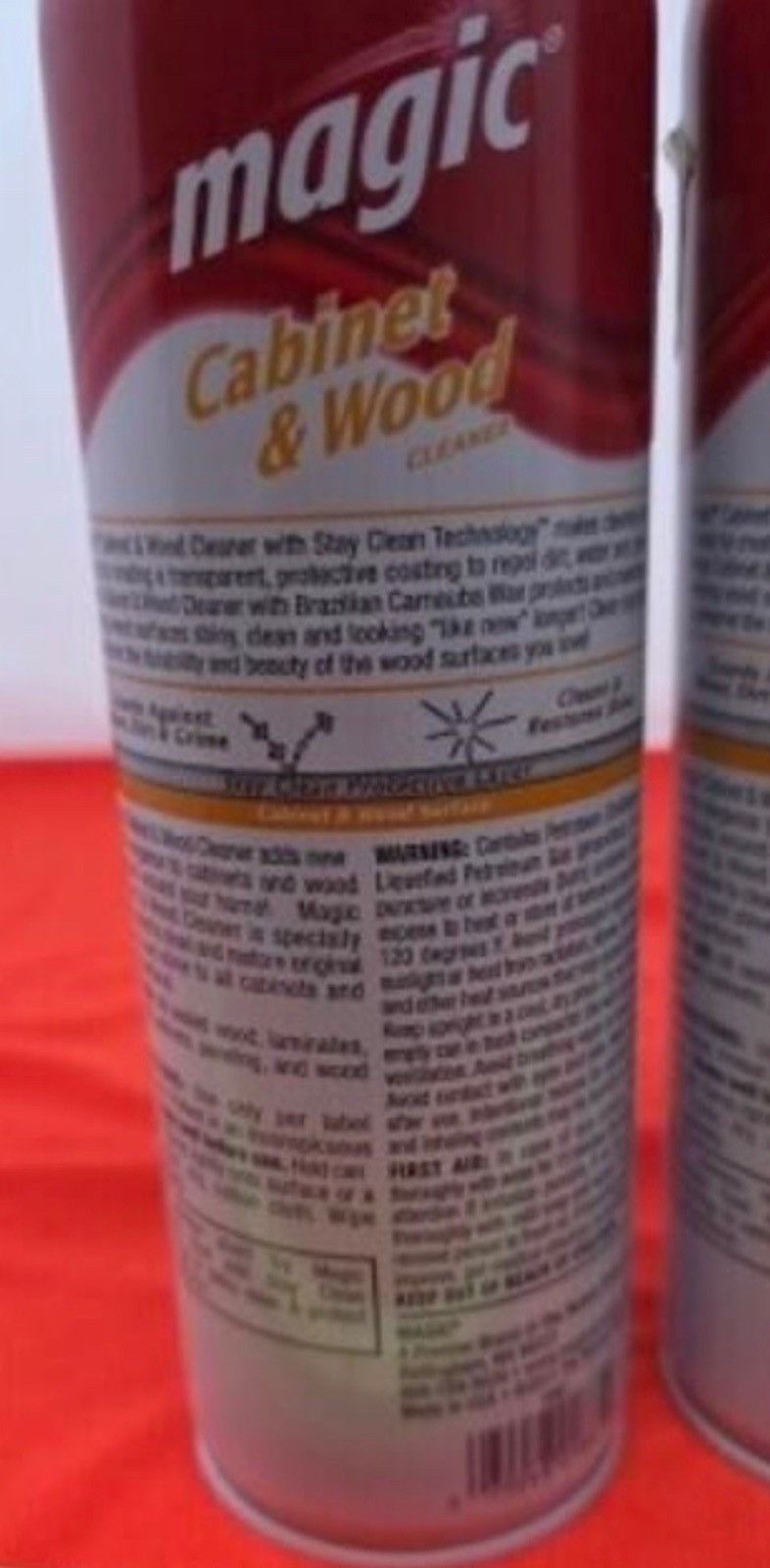 Magic Cabinet & Wood Cleaner Polish Aerosol 17oz Discontinued Full Can