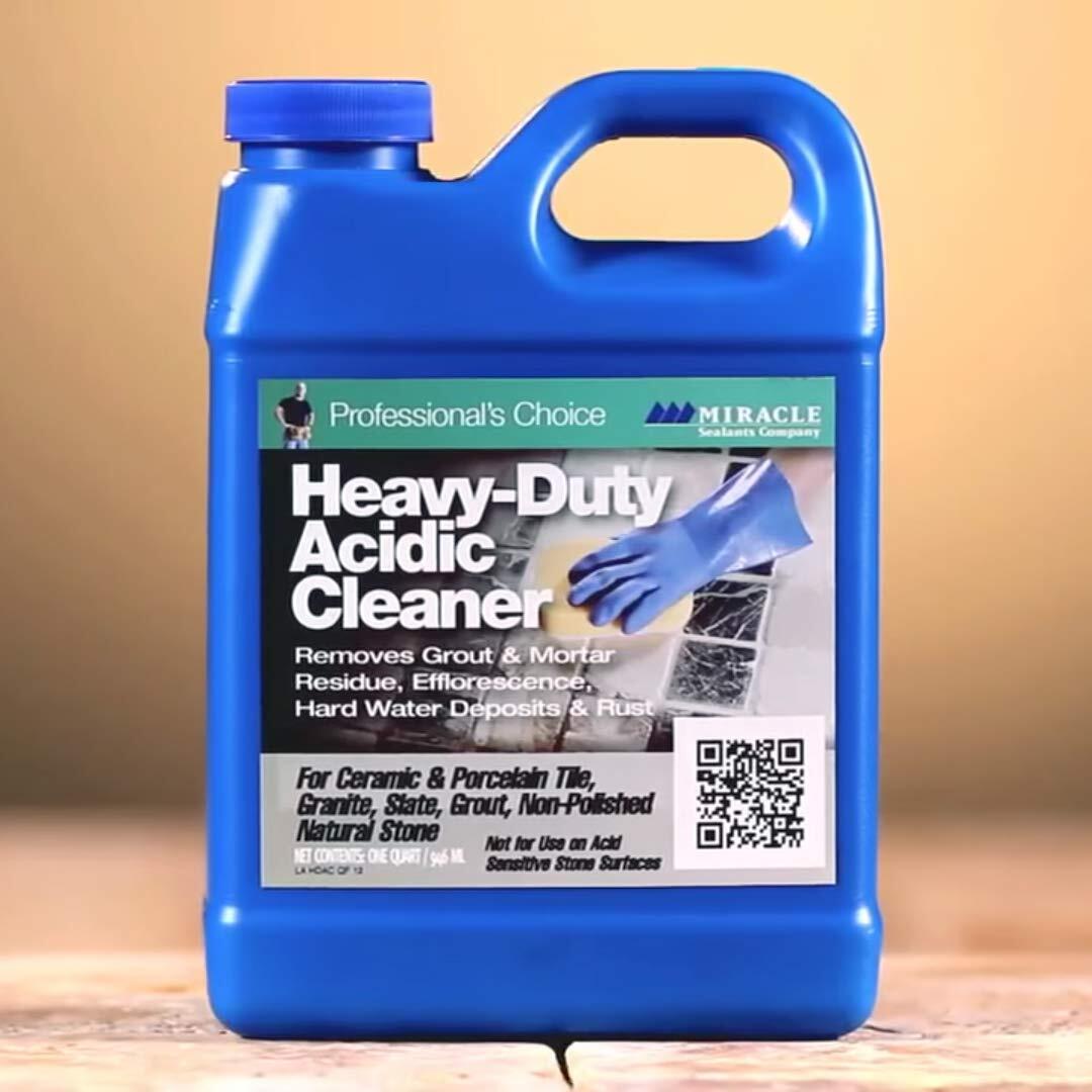 Miracle Sealants Heavy Duty Acidic Cleaner 32 Oz Fast Acting Exterior Interior