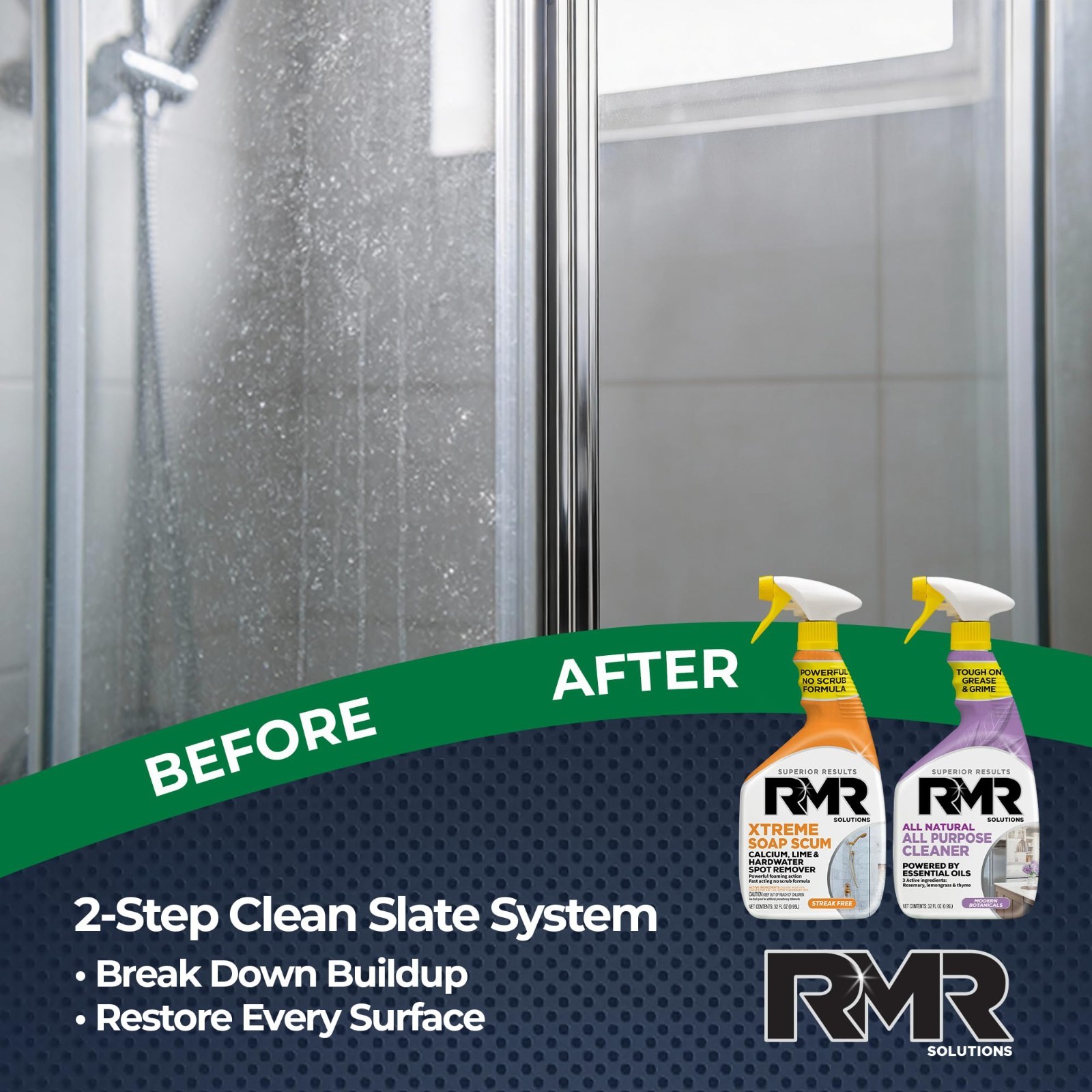 Xtreme Soap Scum Remover & All-Purpose Cleaner Bundle – 2-Step Bathroom & Househ
