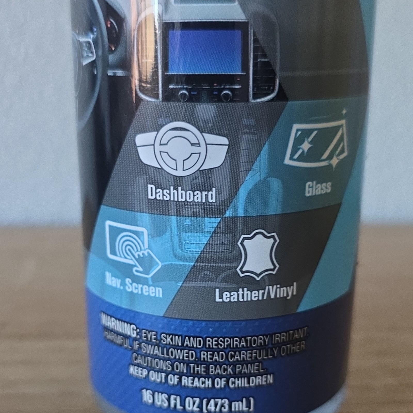 Total Interior Cleaner & Protectant – Fresh Scent, 16 oz for Effortless Cleaning