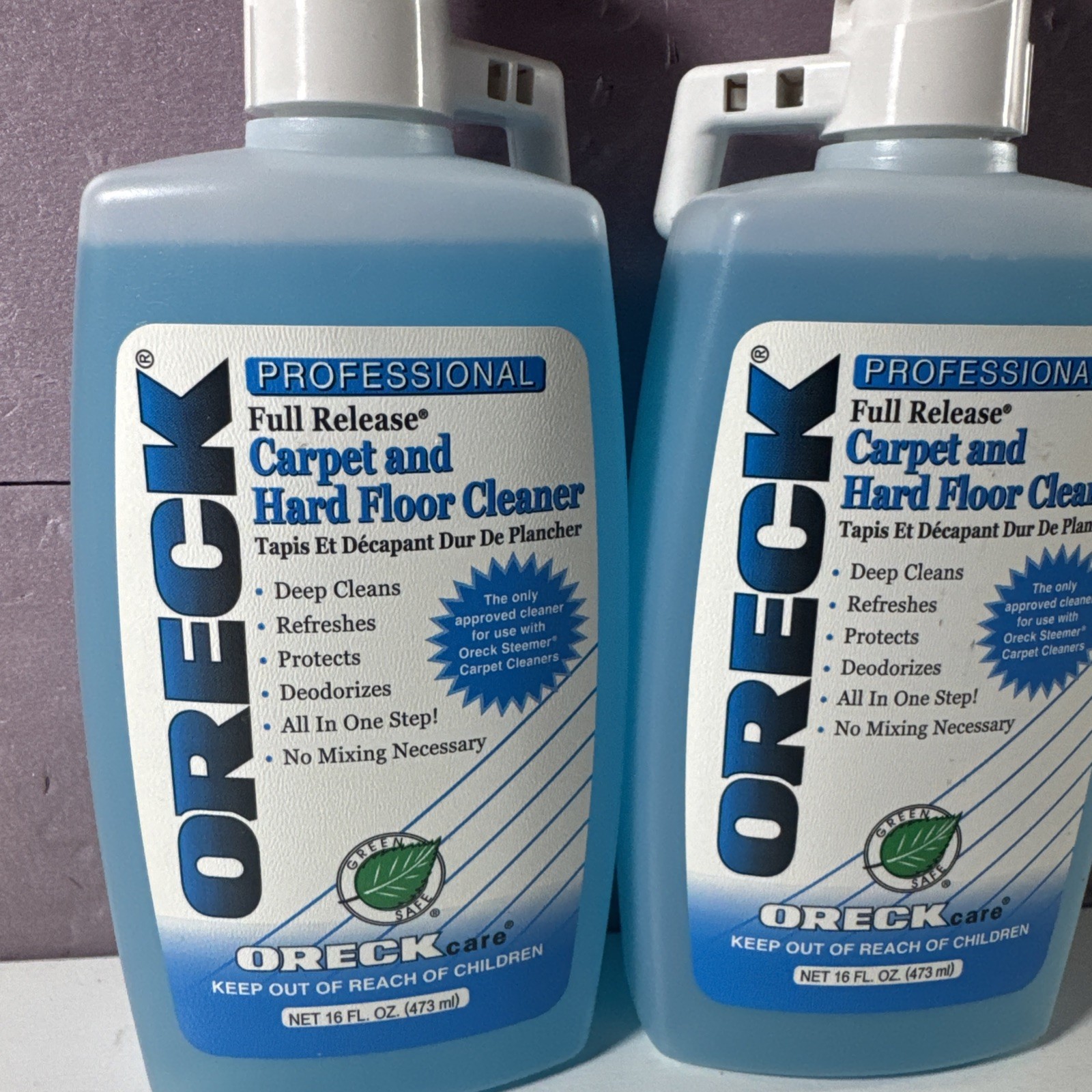 Oreck Professional Full Release Carpet And Hard Floor Cleaner 16 oz. New