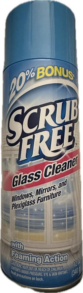 Scrub Free Glass Cleaner Windows, Mirrors, and Plexiglass Forniture