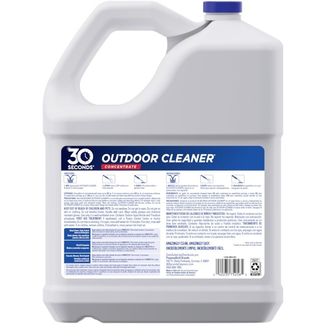 30 SECONDS 2.5-gallon Mold and Mildew Stain Remover Concentrated Outdoor Cleaner