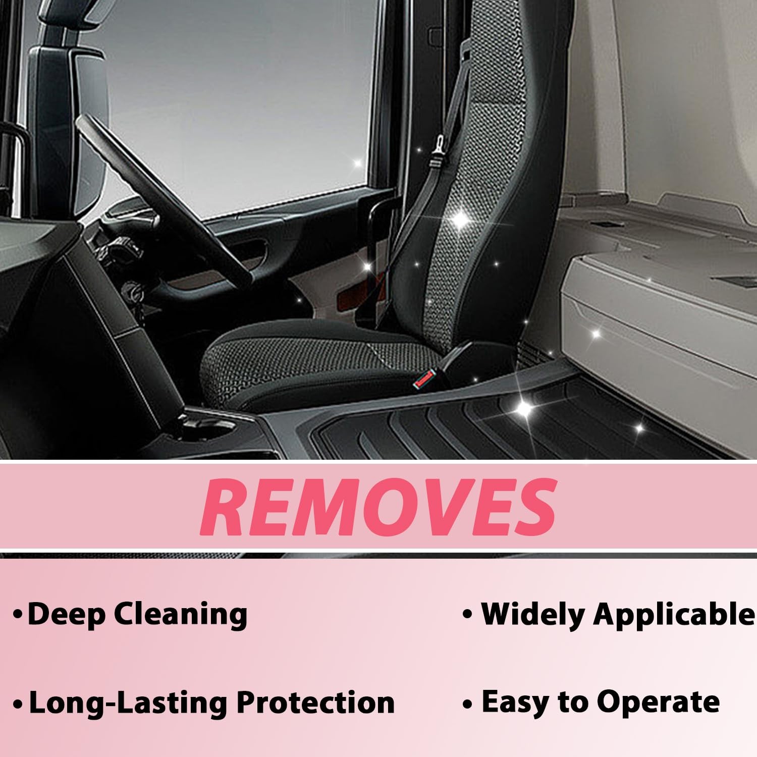 dssuoa 2Pcs Interior Detailer Spray,Car Interior Cleaner,Polishing Cleaner Ca…