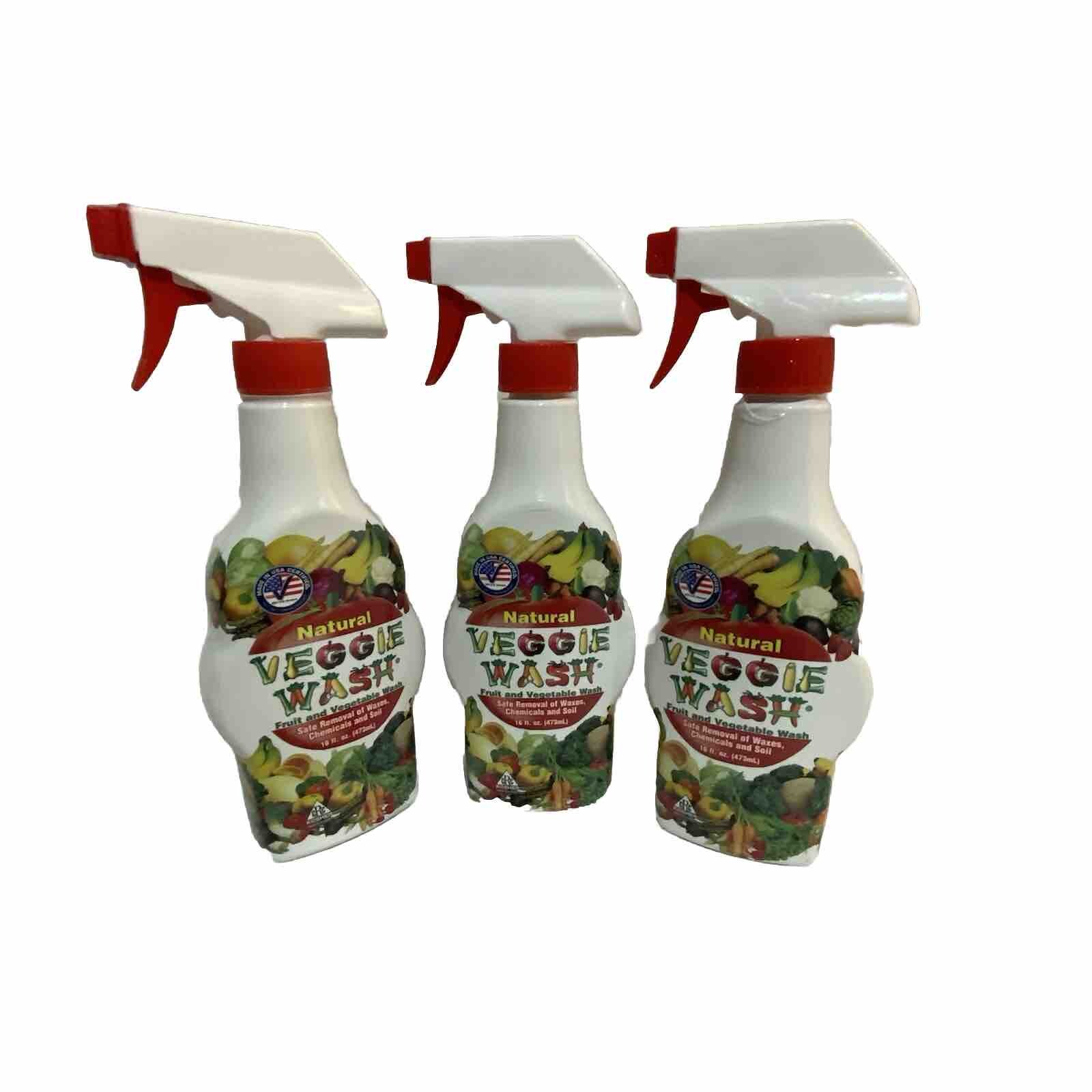 Veggie Wash Natural Fruit & Vegetable Wash 16-Ounce Spray