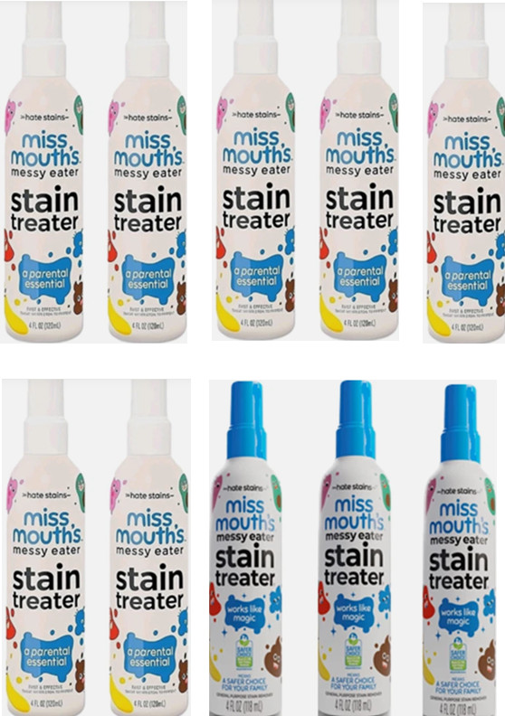 Miss Mouth’s Messy Eater Stain Treater Spray 4oz EACH Stain Remover 10PK SEALED