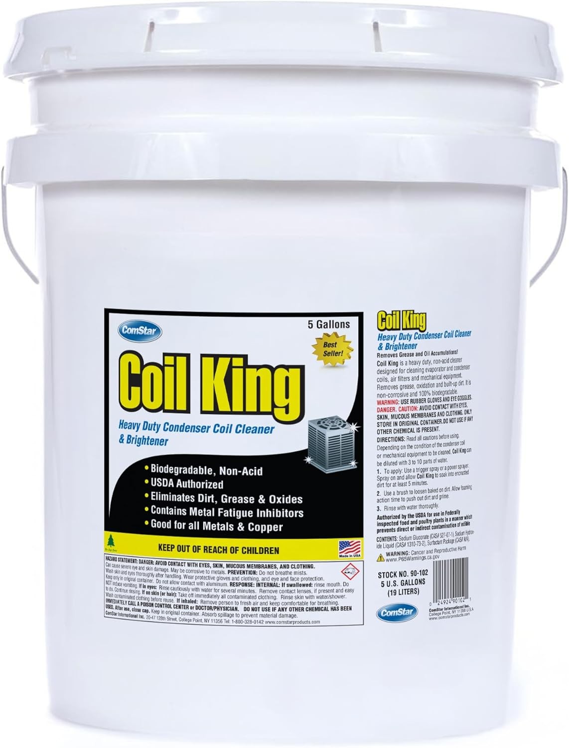 ComStar Coil King Heavy Duty Foaming Coil Cleaner & Brightener