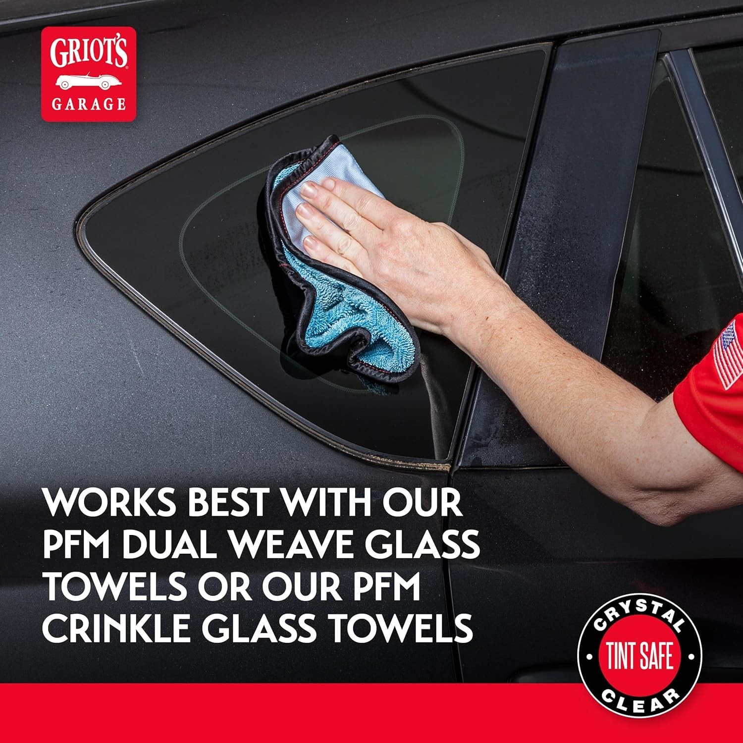 Car Window Cleaner Spray – Safe for Tinted Glass, One Gallon, Streak-Free
