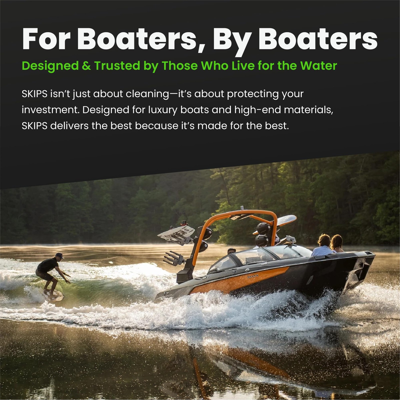 SKIPS Speciality Boat Cleaner 1 Gallon Refill Premium Boat Flooring Cleaner &…