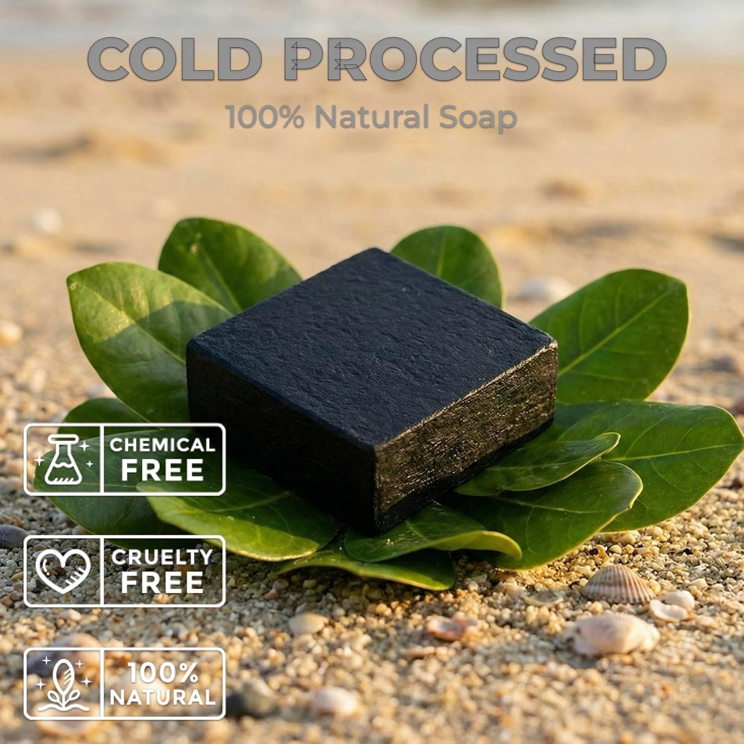 Naturals Caribbean Bla Soap for Men | 5 oz Single Bar |
