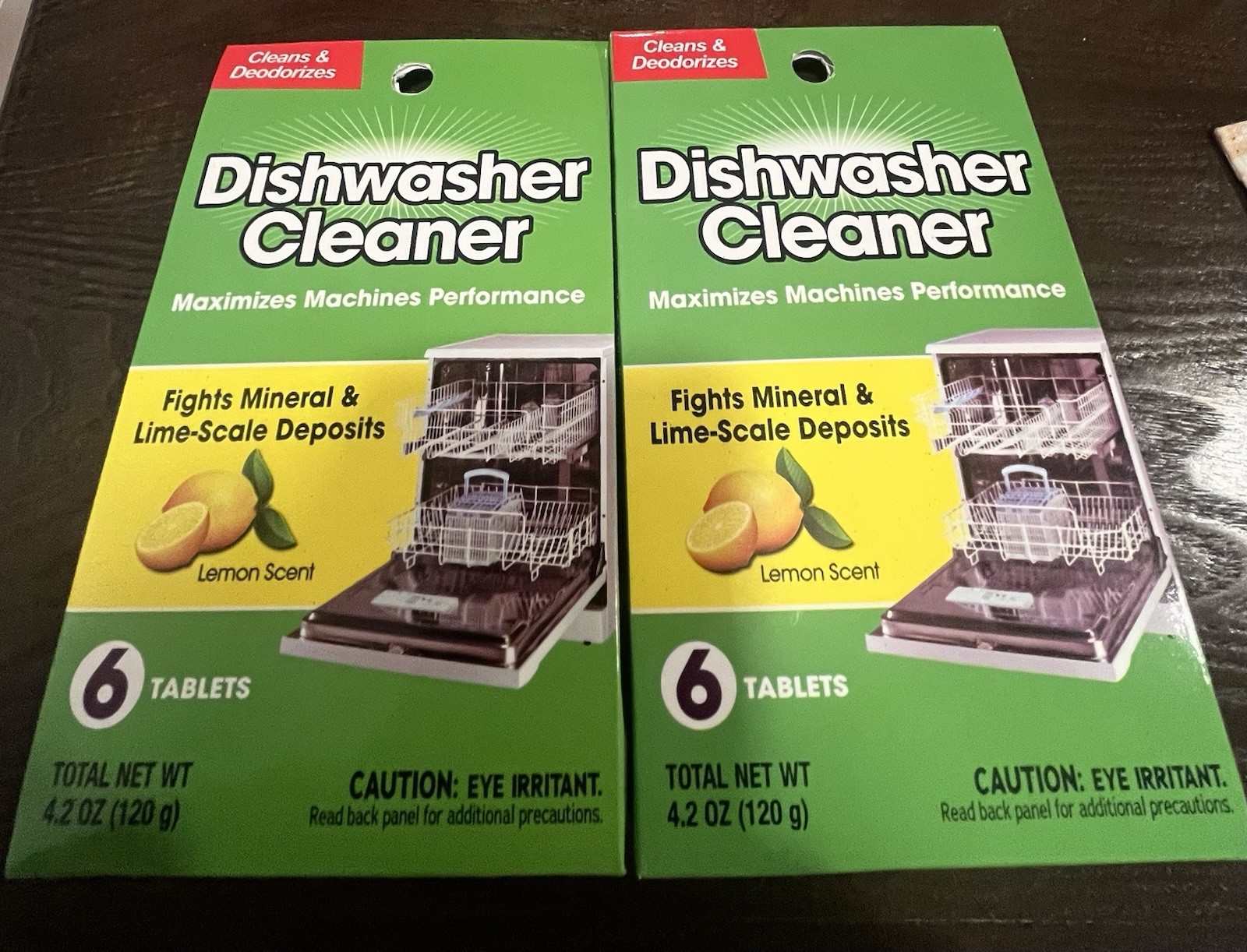 Dishwasher Cleaner Tablets 2 Pack Of 6 Tablets Total 12