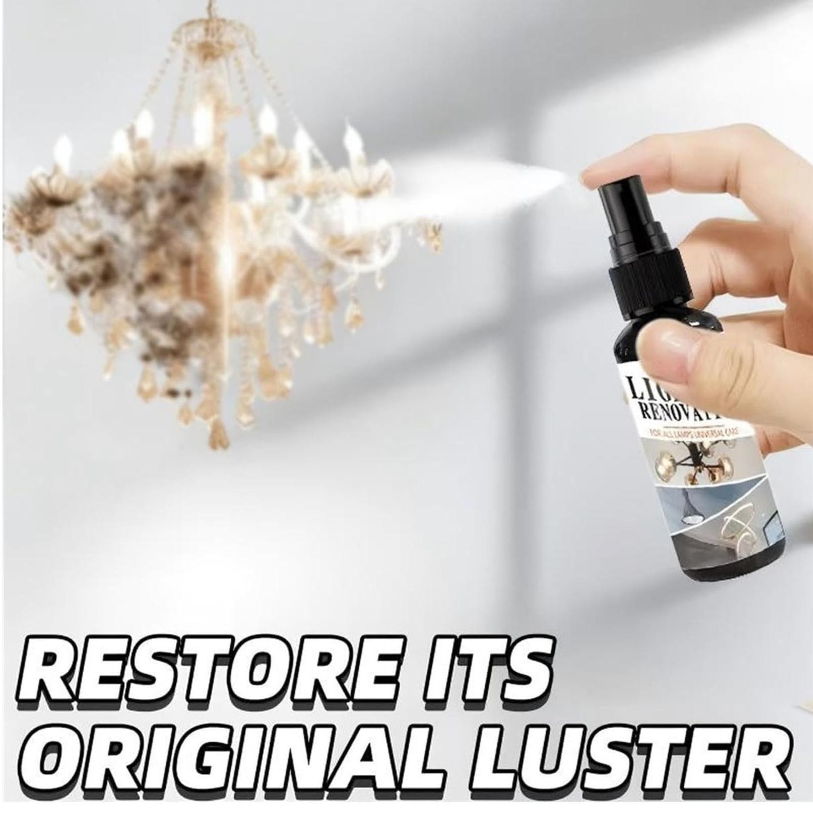 Chandelier Cleaning Spray 100ml Powerful Multipurpose Stain Remover Spray