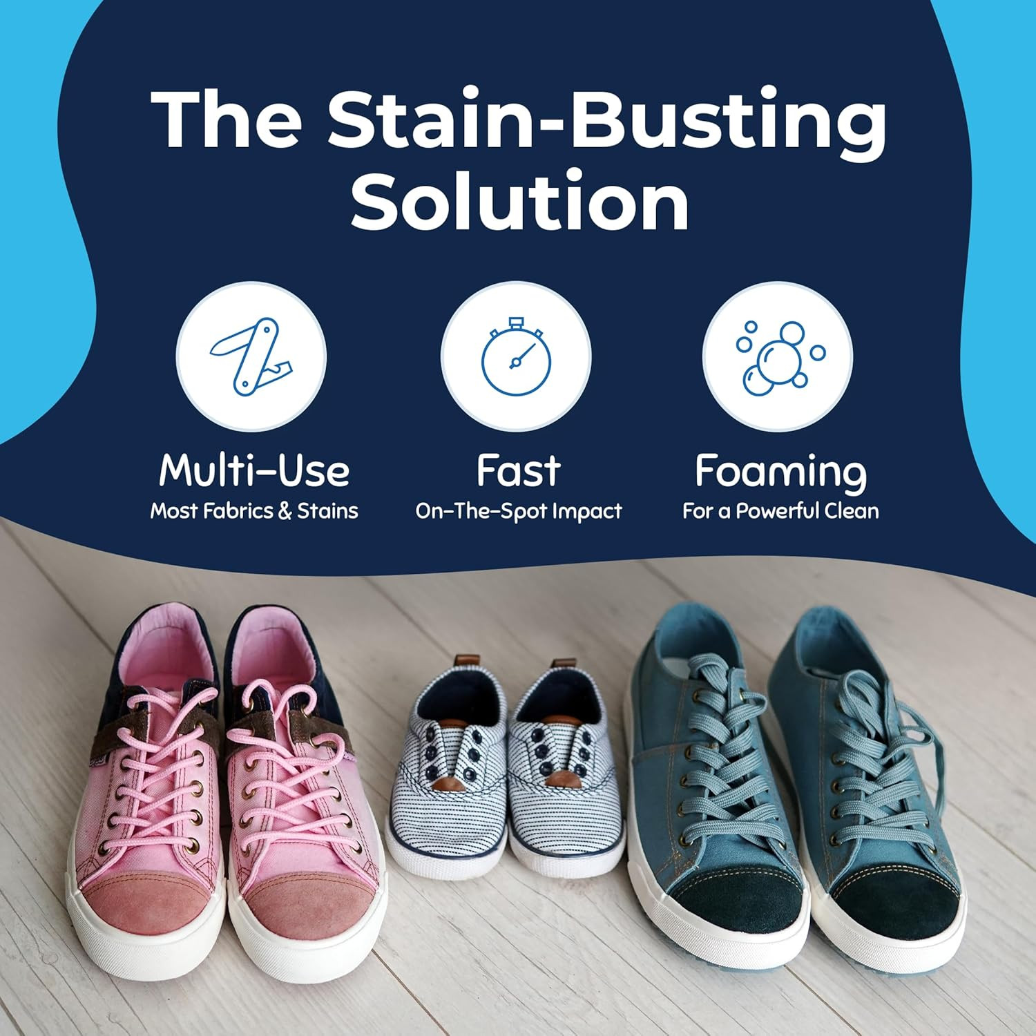 Messy Eater & Messy Steppers Cleaner Duo Stain Remover Shoe Cleaner Kit