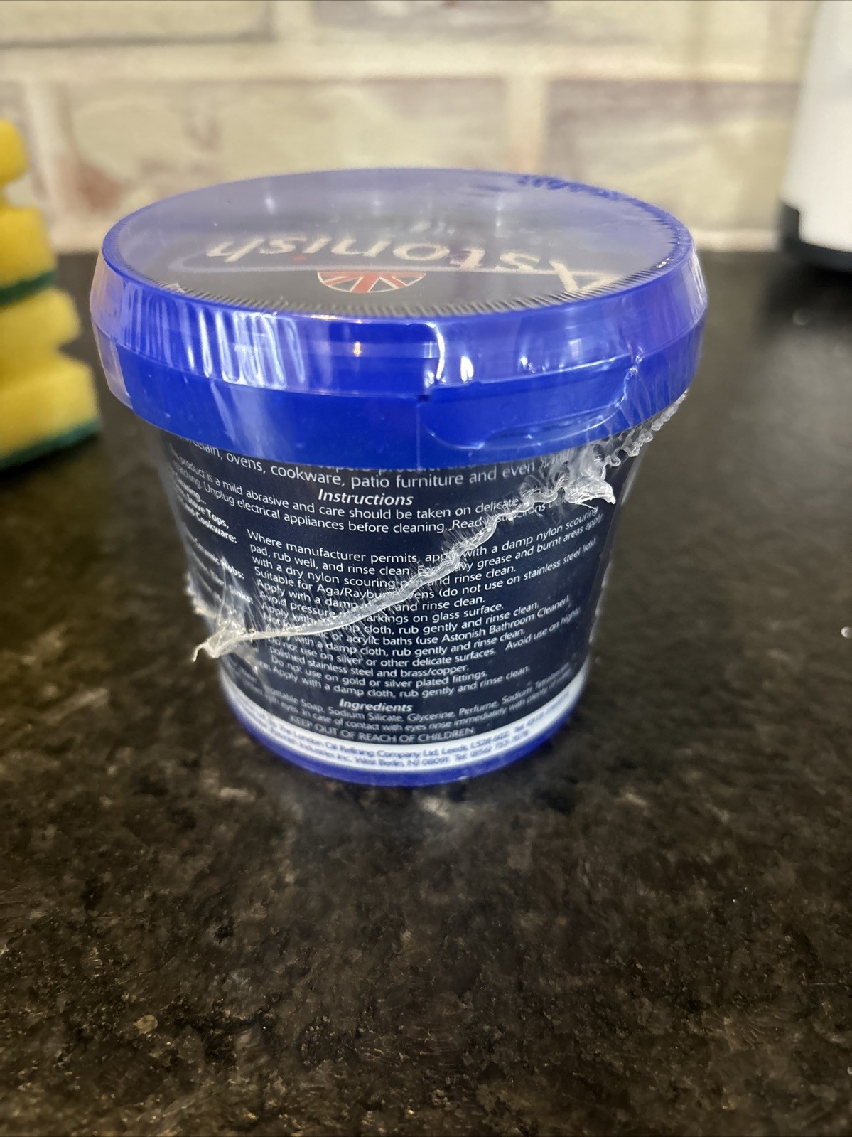 Astonish Oven & Cookware Cleaner Paste 17oz (500g) Sealed With Two Sponges