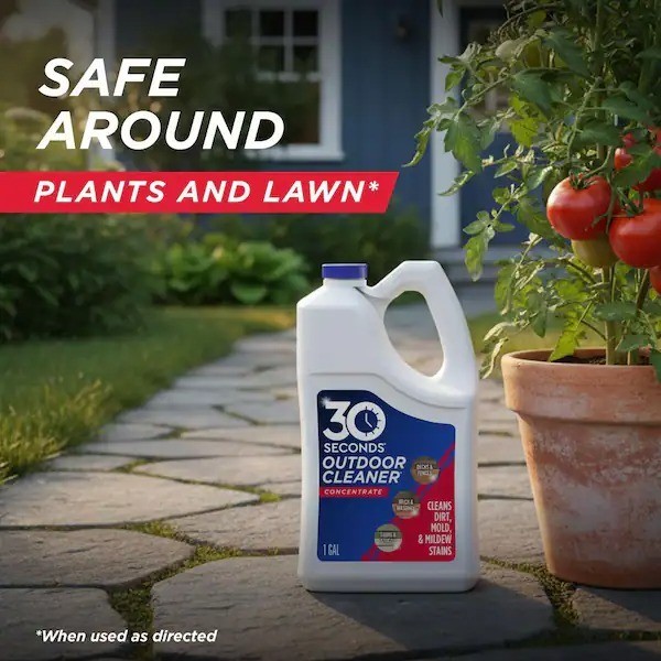 30 Seconds 1 Gal Outdoor Cleaner Concentrate Multi-Surface Mildew & Mold Remover