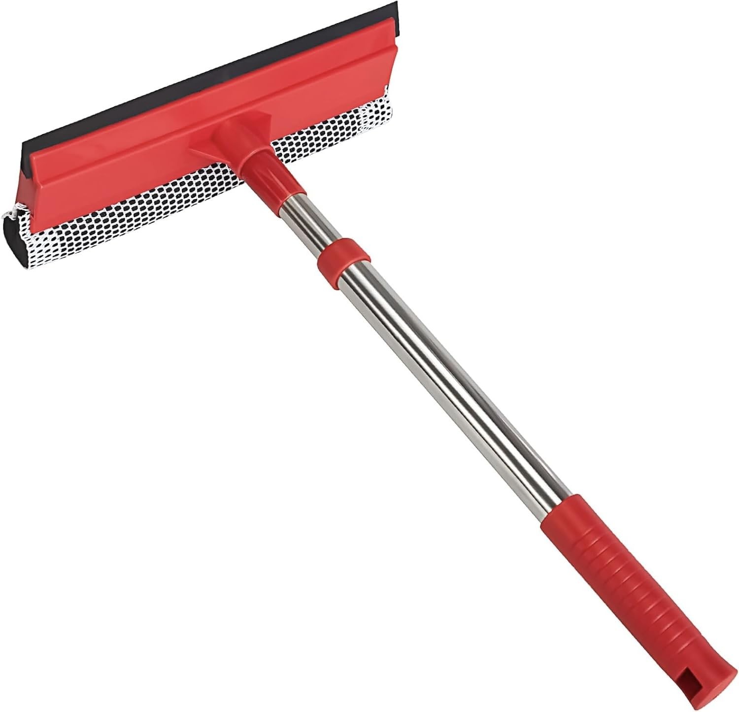 Professional Standard Window Squeegee,2-in-1 Window Cleaner Sponge and Soft R…