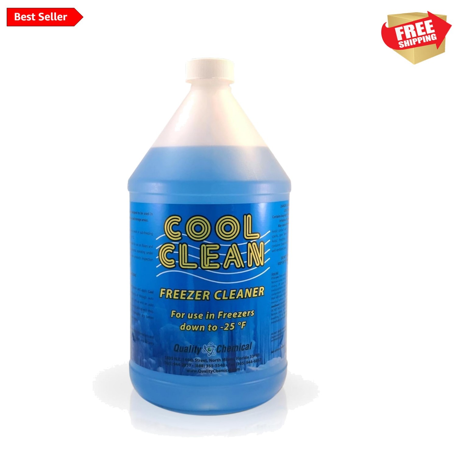 Cool Clean Heavy-Duty Freezer Cleaner-1 gallon 128 oz.