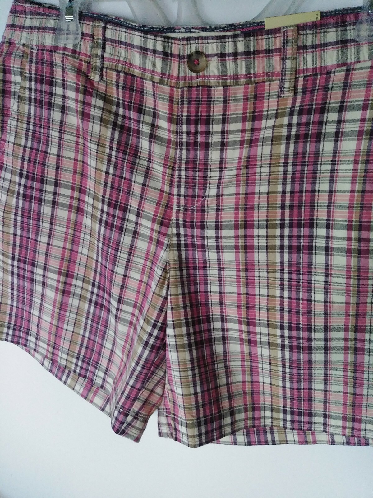 BASS HERITAGE FUCHSIA FLOW SHORT PANTS SIZE 8 SHORT 100% COTTON NWT RETAIL$58.00