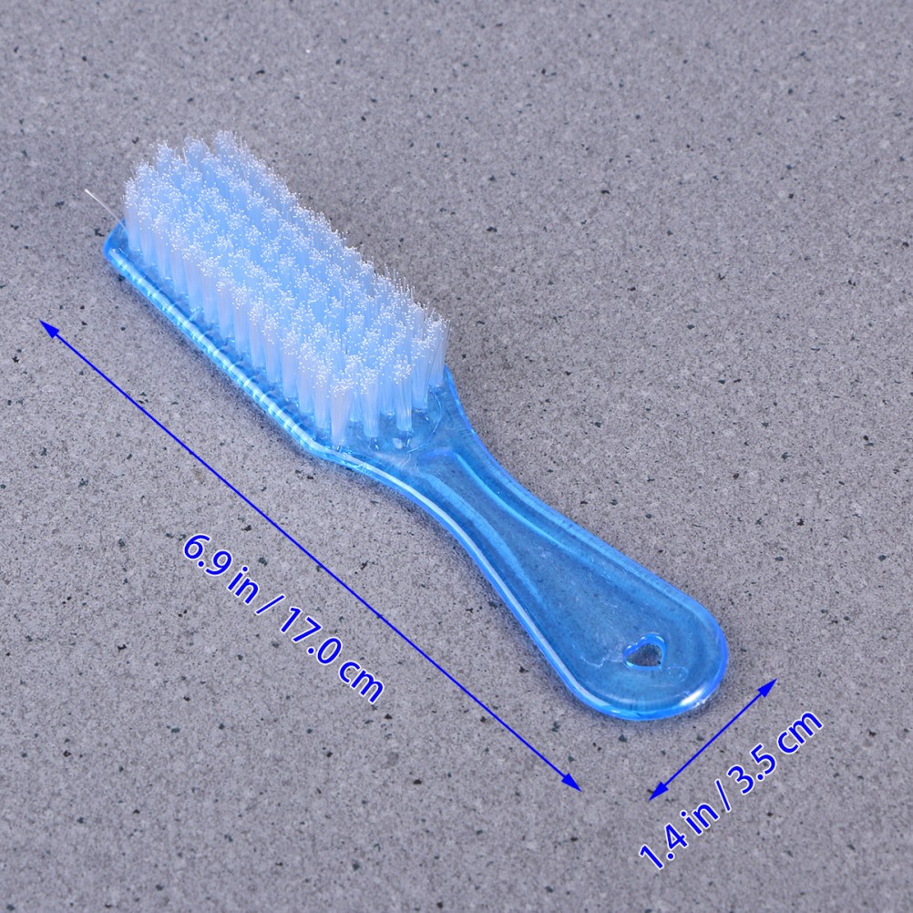 4Pcs Plastic Cleaning Brush for Shoes with Easy Grip Handle Assorted Colors