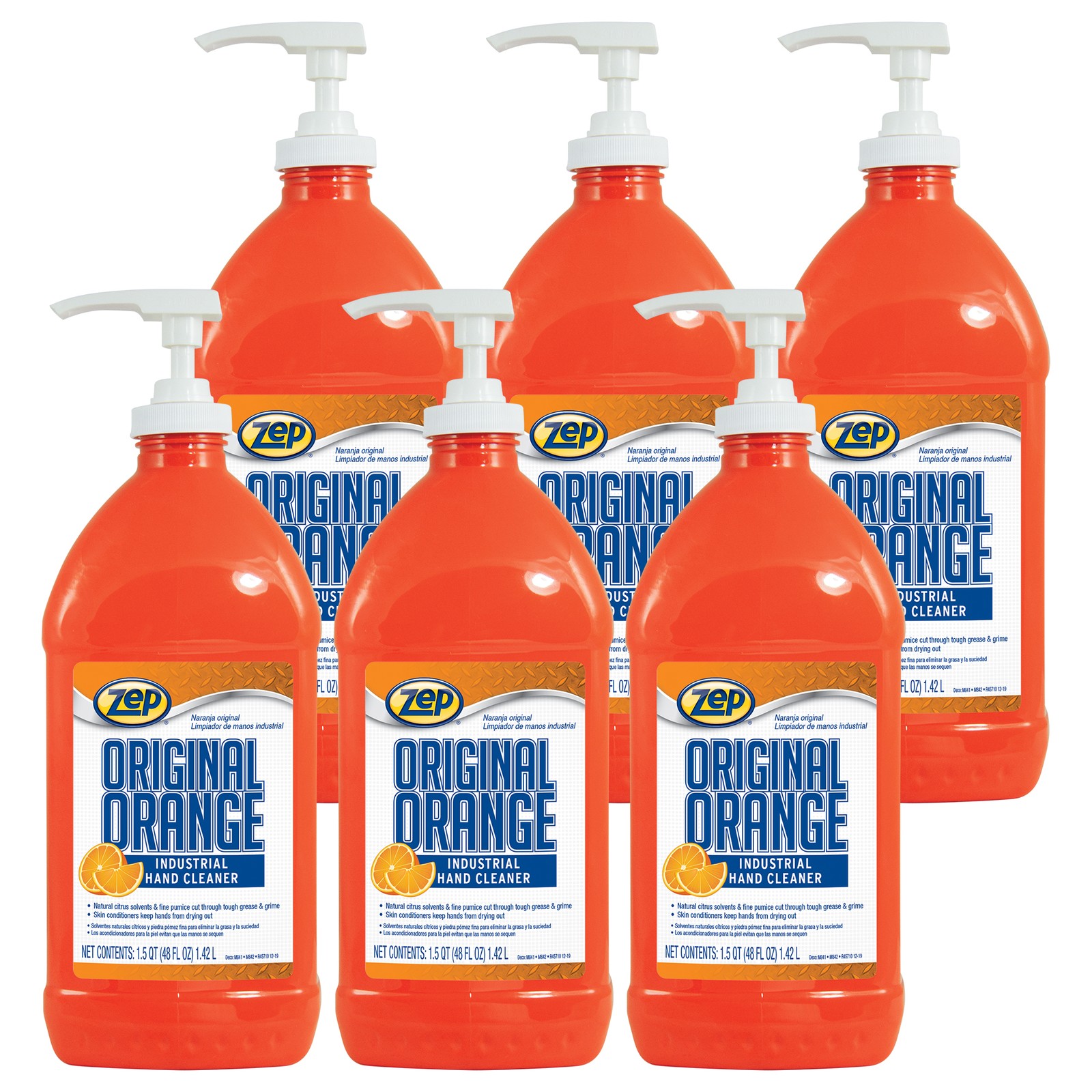 Zep Original Orange Industrial Hand Cleaner 48 Oz (Case of 6) – R45710- Contains