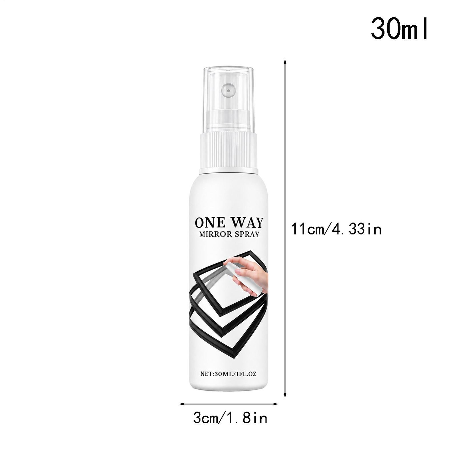 Reflective Window Spray 30ml Heat Insulation Quick Drying Portable