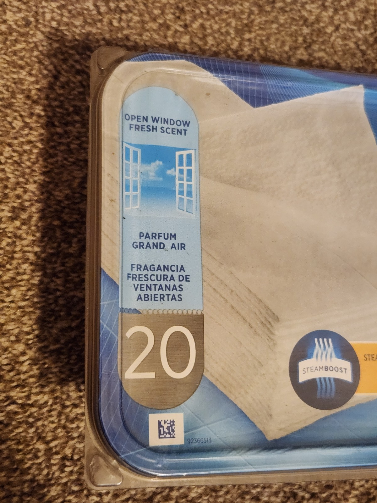 NEW Swiffer Bissell Steam Boost Steampad Refills Open Window Fresh Scent 20ct