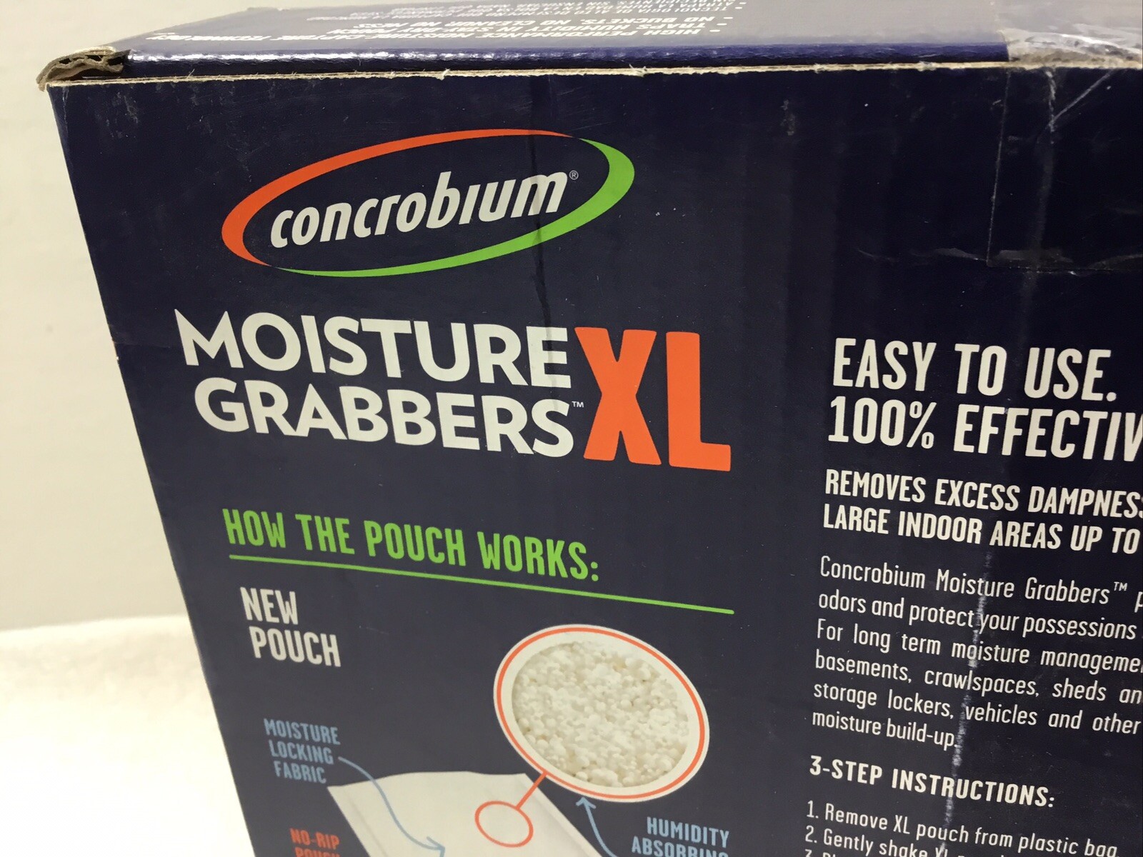 Concrobium Moisture Grabbers XL 35.3 oz. No Scent Humidity-Absorbing Pouch