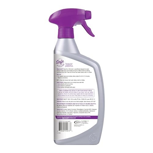 Rejuvenate Scrub Free Soap Scum Remover Shower Glass Door Cleaner 24oz Works on