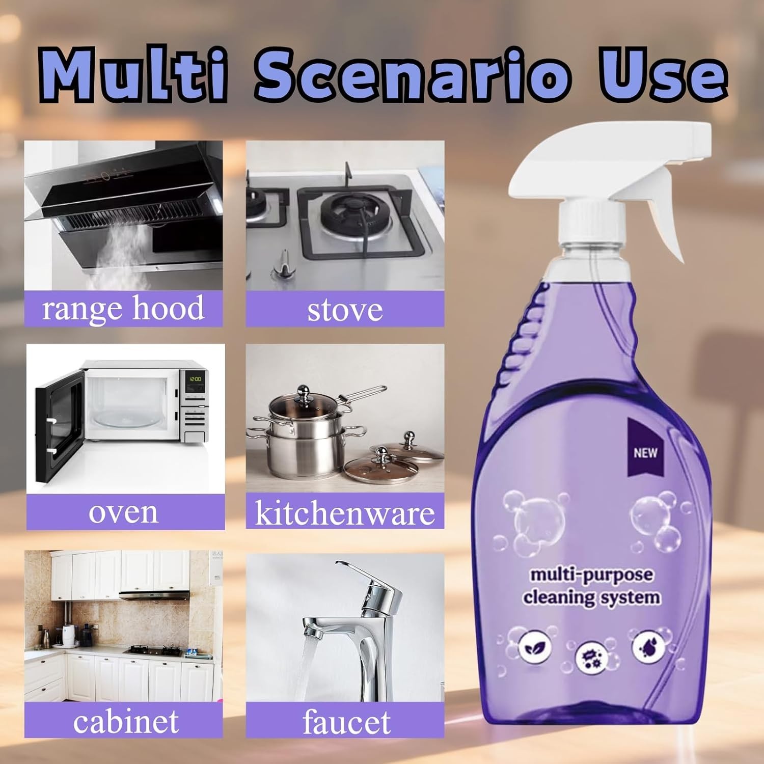 podafj Dr Clean Spray Cleaner for Ovens, Nuroclean spray, 2025 new Nuroclean