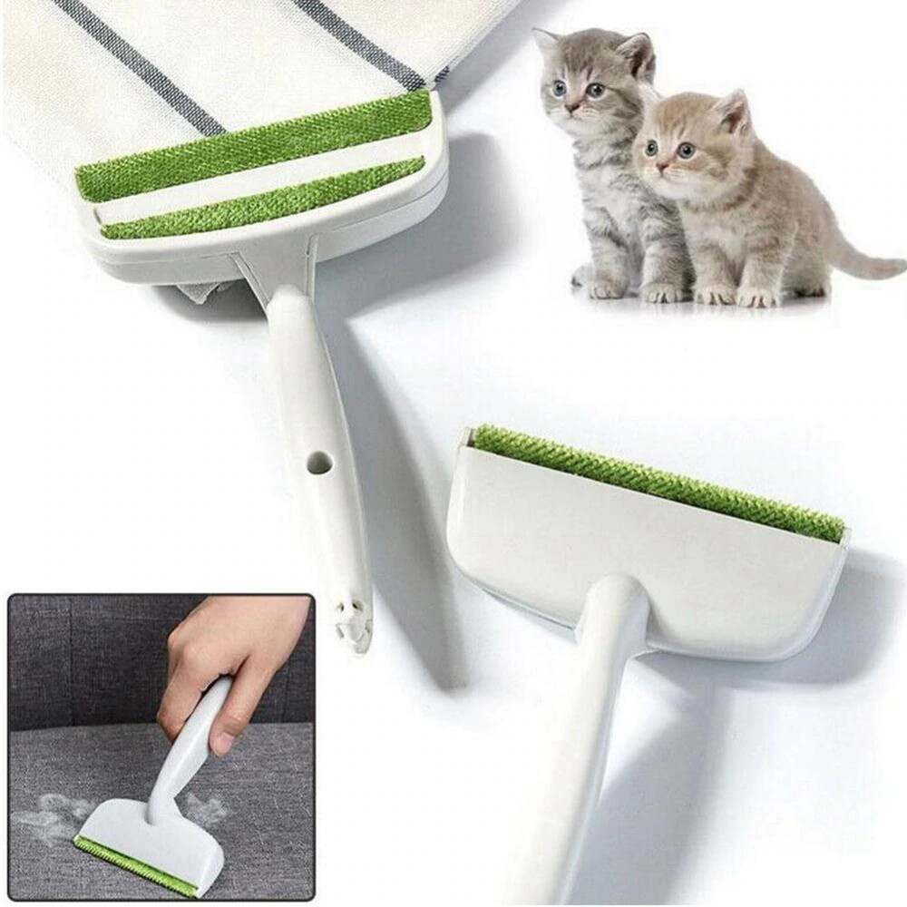 2pcs Car Seat Sofa Gap Vent Bed Dust Cleaner Remover Dog Cat Pet Hair Lint Brush