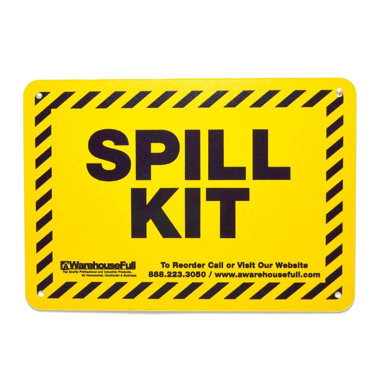 20 Gallon Universal Spill Kit – 59 Pieces. Perfect for Absorbing Spills