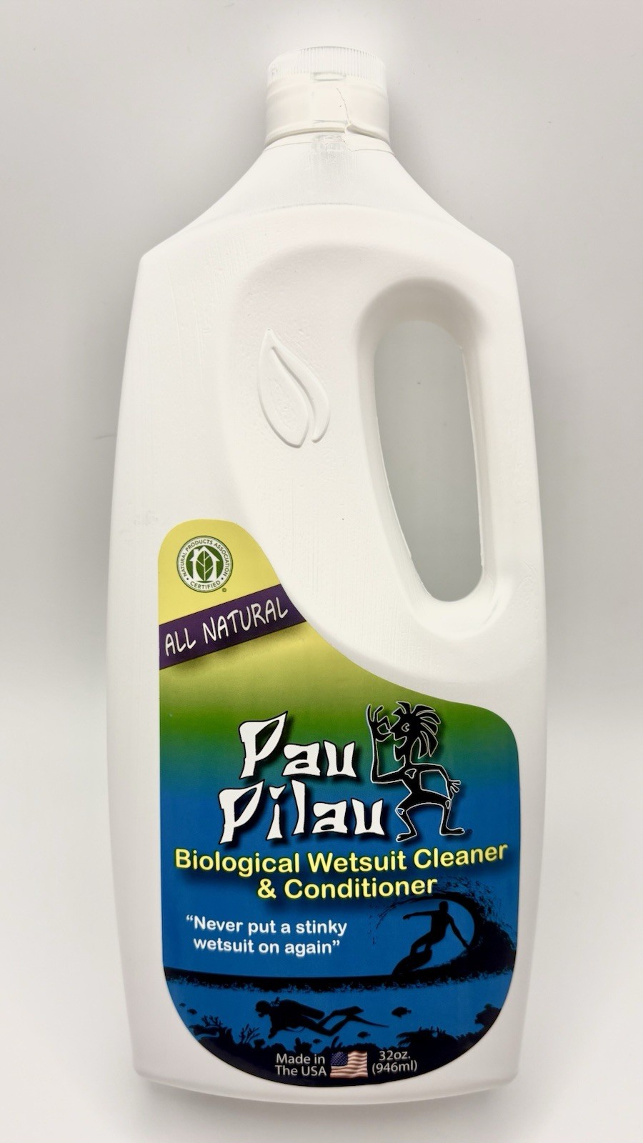 Pau Pilau Wetsuit Cleaner and Conditioner 32-Ounce