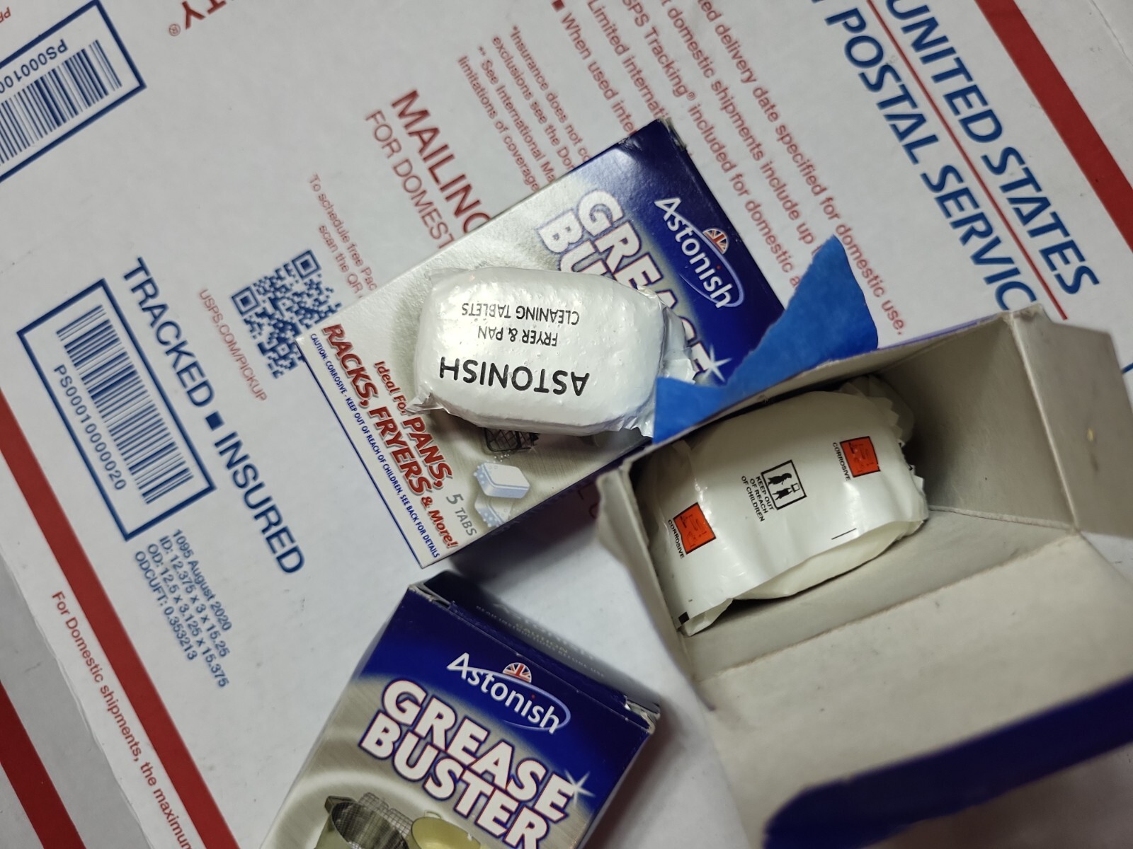Lot of 24-Astonish Grease Buster Tablets (new)