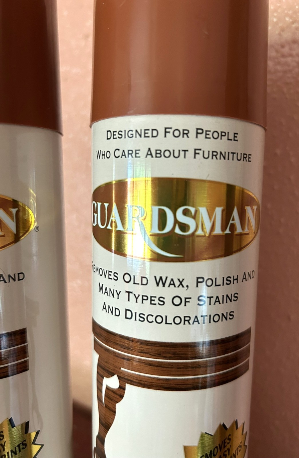 2 Full Cans Guardsman Wood Furniture Cleaner Polish 11 Oz Each Stain Remover