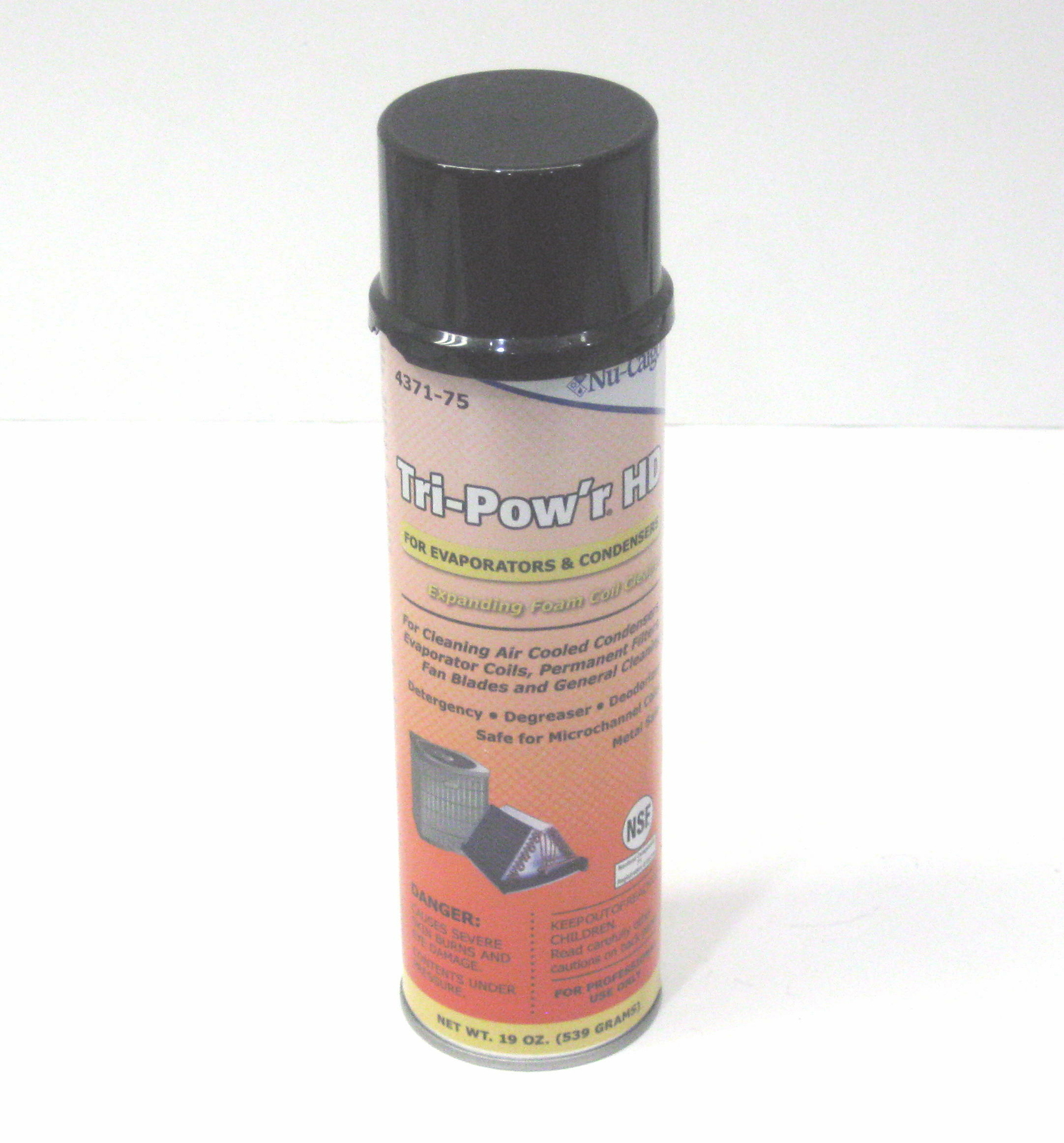 Nu-Calgon 4371-75 Tri Power HD Foaming A/C Coil Cleaner 19 Oz Aerosal