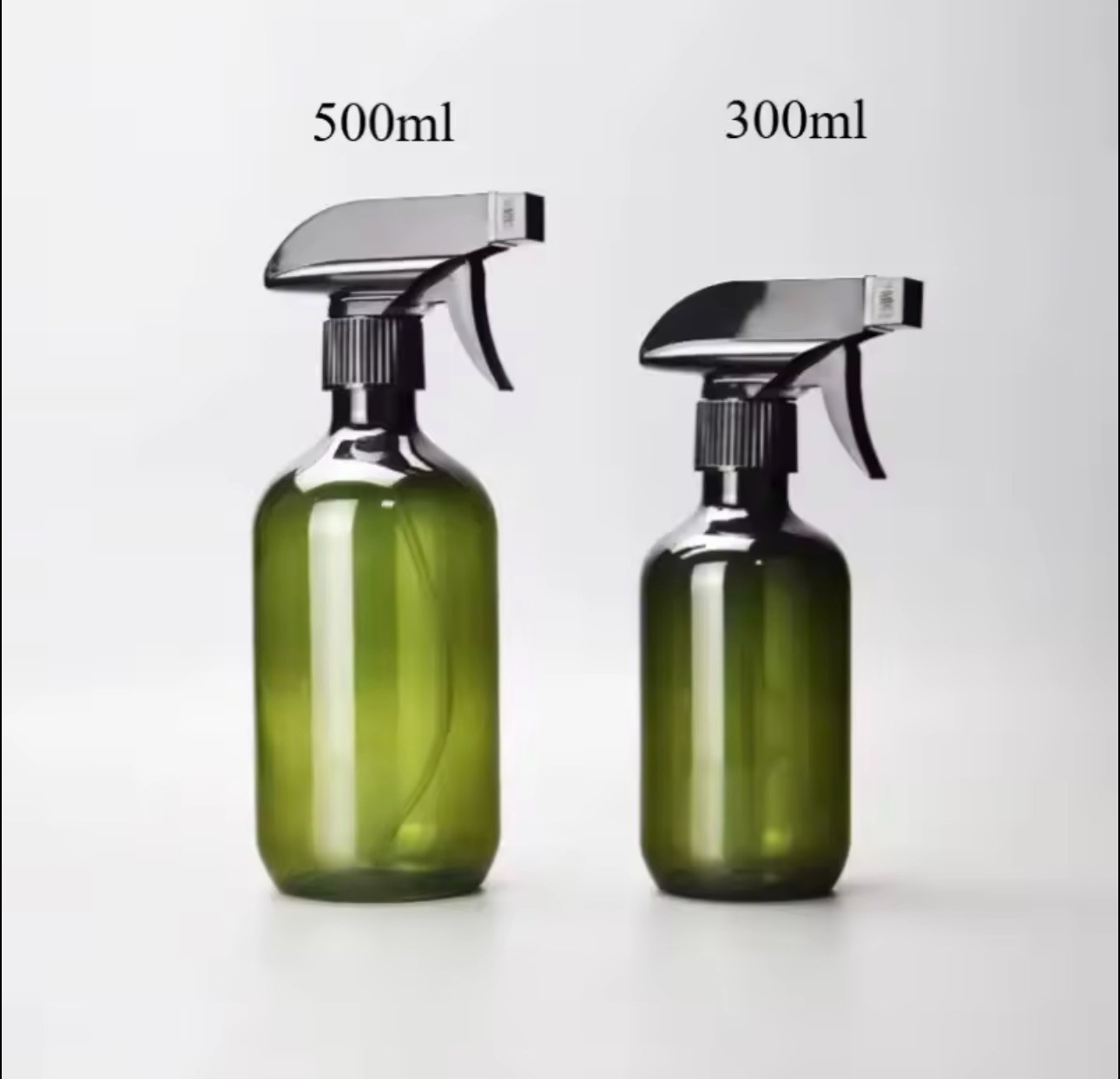Refillable Spray Bottle Empty Plastic Trigger Mister 300/500ml Hair Plant Clean