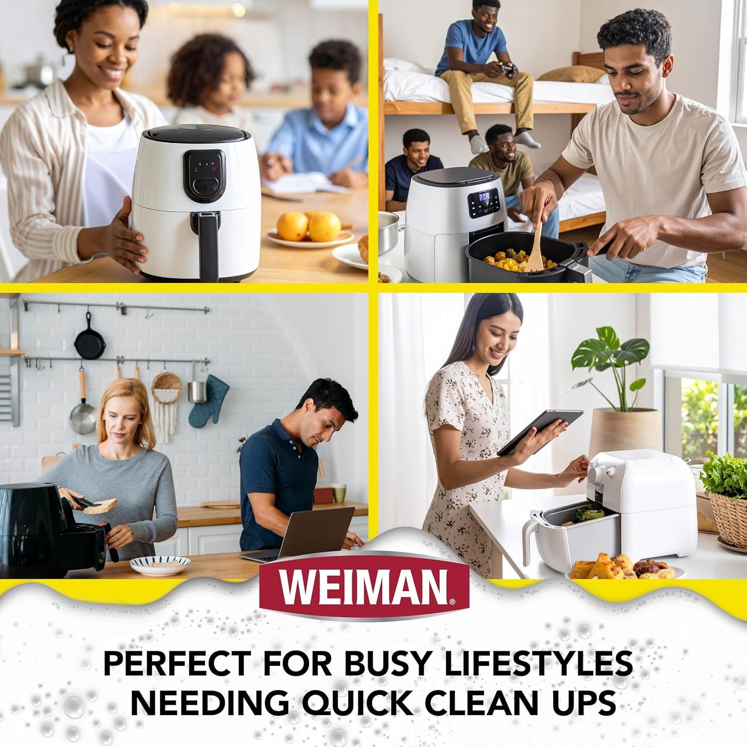 Foaming Air Fryer Cleaning Kit, Cleaner & Degreaser for Ceramic Baskets & Tra…