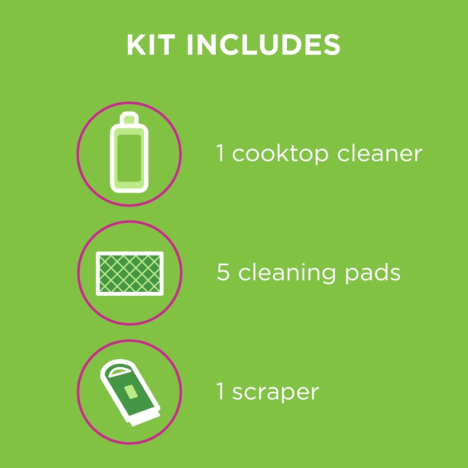 Affresh® Cooktop Cleaning Kit with Cleaner, Pads & Scraper for Streak-Free Shine